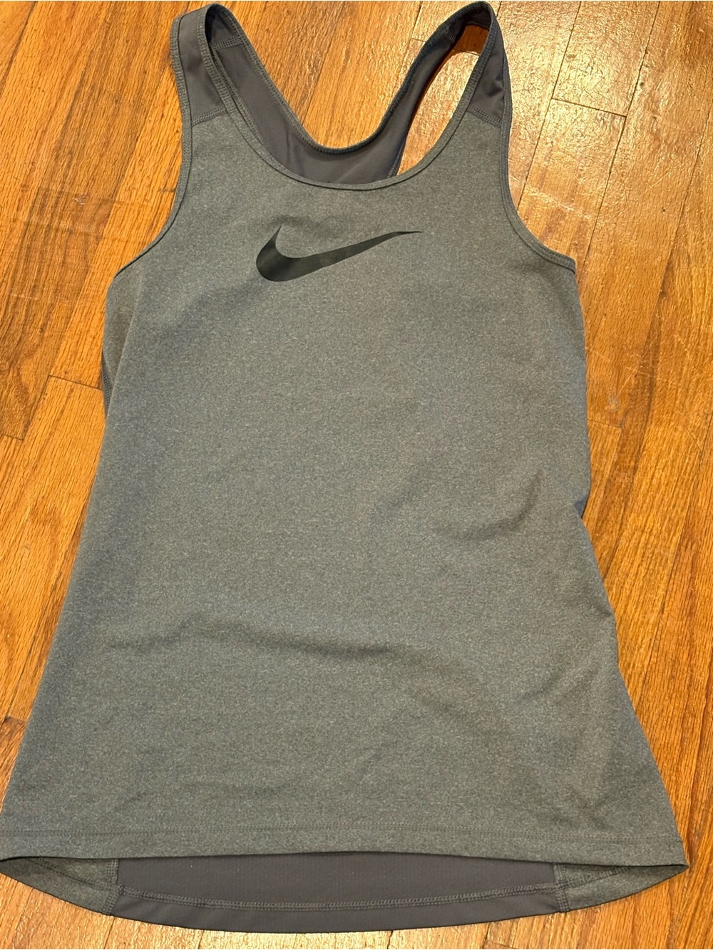 Nike Women's Gray Dri-FIT Racerback Tank M